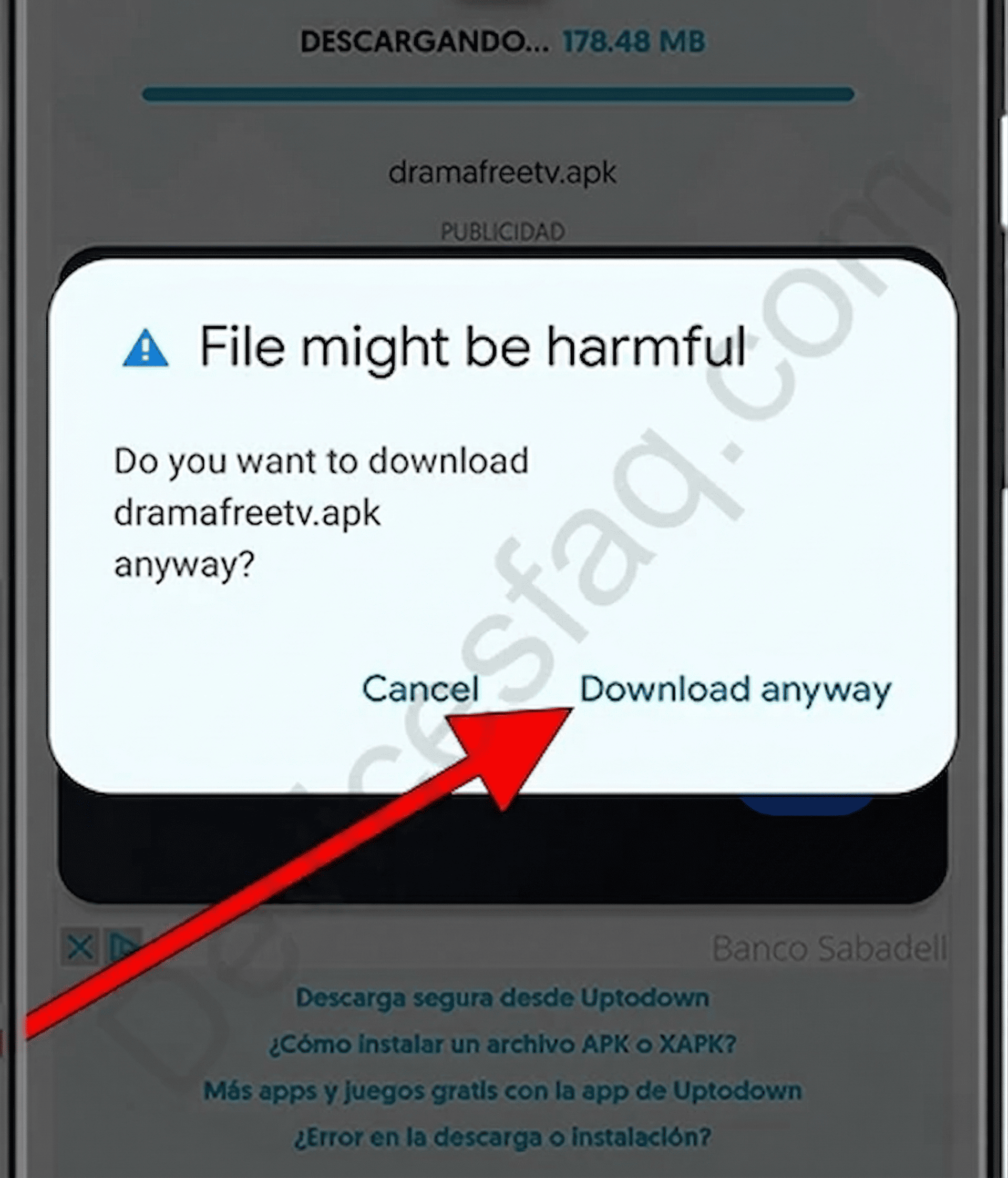 APKダウンロードの確認